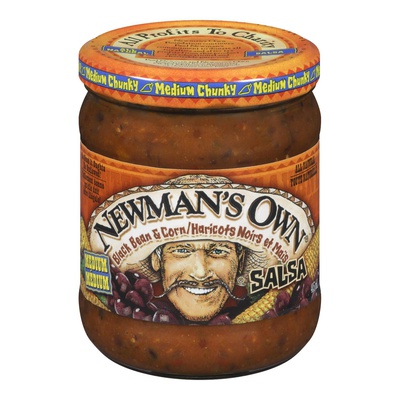 NEWMAN'S SALSA BLACK BEAN
