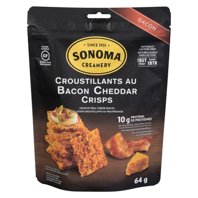 Sonoma Creamery - Bacon Cheddar Cheese Crisps