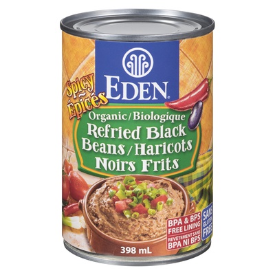 EDEN ORG. RFRD Black BEANS - SPCY