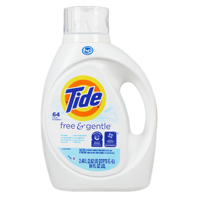 Tide - High Efficiency Free & Gentle Liquid Laundry Detergent