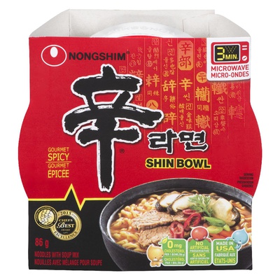 Nong Shim - Gourmet Shin Spicy Noodle Bowl
