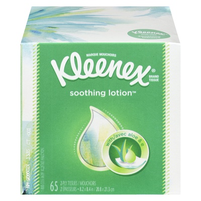 KLEENEX TISSUE UPRIGHT LOTION