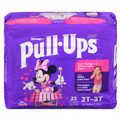 Huggies - Pull-Ups Girl's Training Underwear 2T-3T