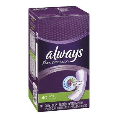 ALWAYS LINERS - ODORABSRBNT