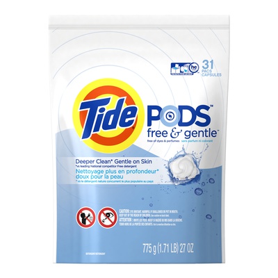 TIDE PODS  -  FREE & GENTLE