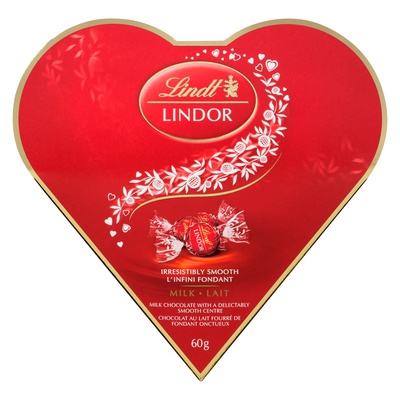 LINDOR HEART MILK CHOCOLATE