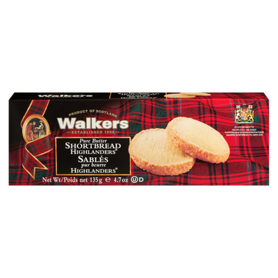 Walkers - Pure Butter Highlanders Shortbread