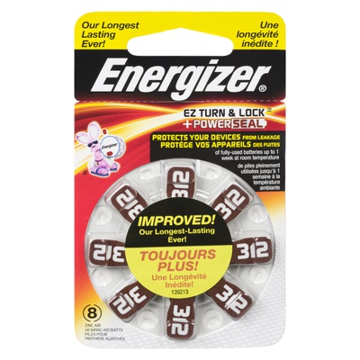 Energizer - 312 Size Hearing Aid Batteries