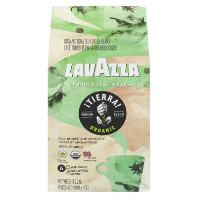 Lavazza - Organic Tierra Whole Bean Italian Roast Coffee