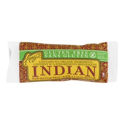 Amy's - Indian Wrap - Dairy Free and Gluten Free