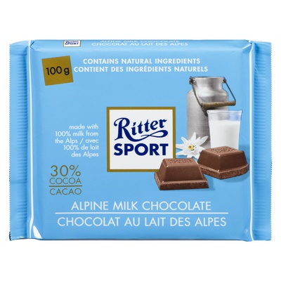 Ritter Sport - Alpine Milk Chocolate Bar