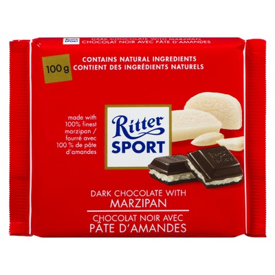 Ritter Sport - Dark Chocolate with Marzipan