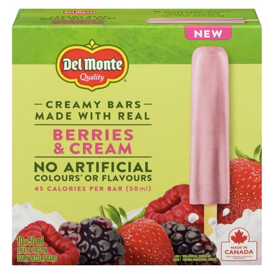 Del Monte Quality Creamy Bars - Berries & Cream