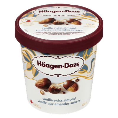 Haagen Dazs Ice Cream - Vanilla Swiss Almond