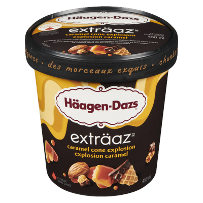 Haagen Dazs Ice Cream - Extraaz Caramel Cone Explosion
