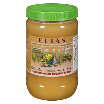 ELIAS ORG RAW CREAM'D HONEY