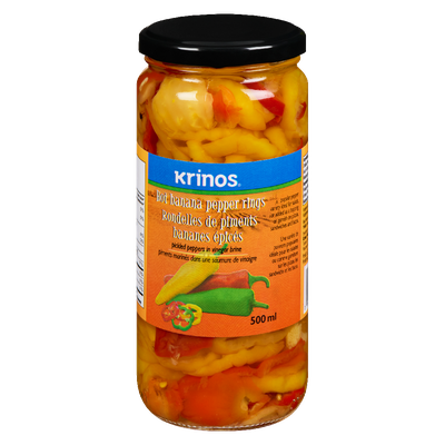 Krinos - Hot Banana Pepper Rings