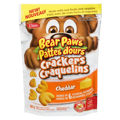 BEAR PAW CRACKERS CHEDDAR