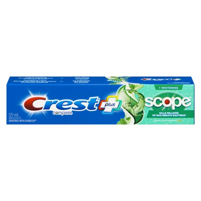 CREST TOOTHPASTE WHITENING+SCOPE MINT