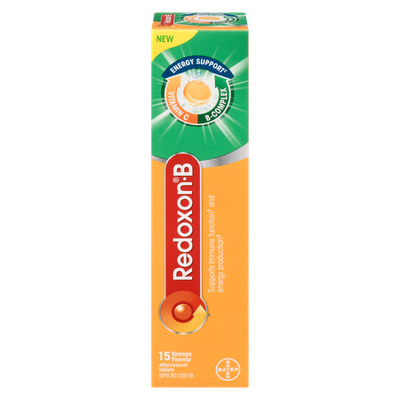 Redoxon - Vitamin B and C Effervescent Tablets Orange Favour