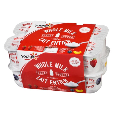 YOPLAIT W/M YOGURT-RASPB/STRWB/BLUEB/PCH