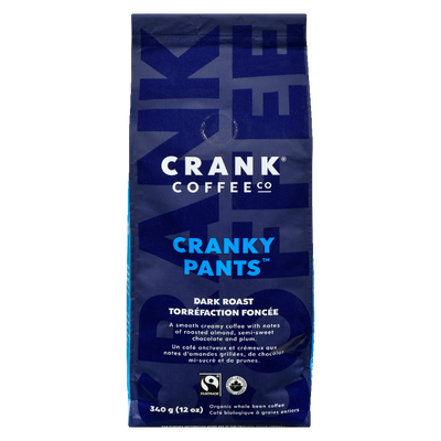 Crank Coffee Co. -  Crankypants Organic Dark Roast Whole Bean Coffee