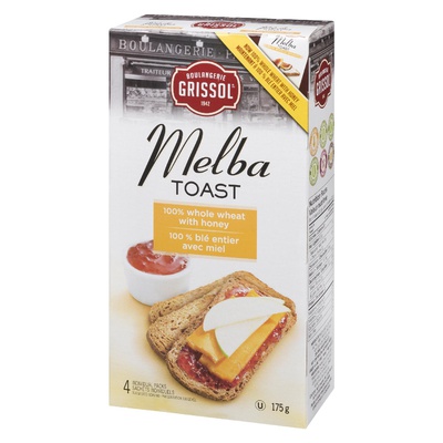 GRISSOL MELBA TOAST-WH/W