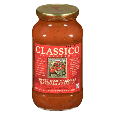 Classico - Sweet Basil Marinara Spaghetti Pasta Sauce