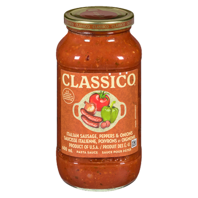 Classico - Italian Sausage, Peppers and Onions Pasta Sauce