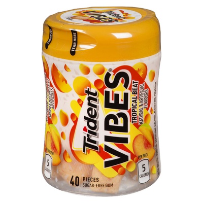 TRIDENT VIBES GUM TROPICAL BEAT