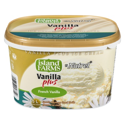 Island Farms  - Vanilla Plus Ice Cream - French Vanilla