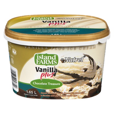 Island Farms - Vanilla Plus Chocolate Treasure Ice Cream