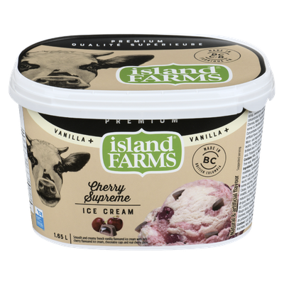 Island Farms - Vanilla Plus Ice Cream - Cherry Supreme