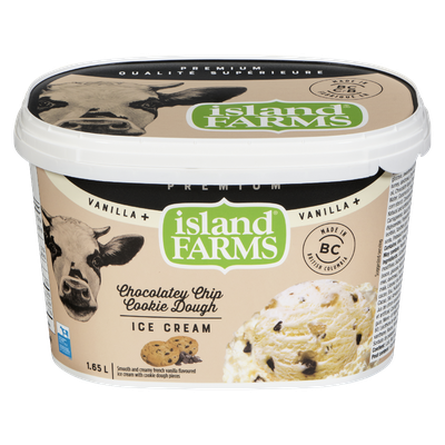 Island Farms - Vanilla Plus Ice Cream - Chocolatey Chip Cookie Dough