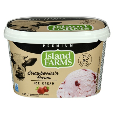 Island Farms - Premium Strawberry Ice Cream