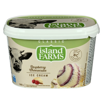 Island Farms Classic - Raspberry Cheesecake Ice Cream