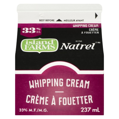 Island Farms - 33% Whipping Cream