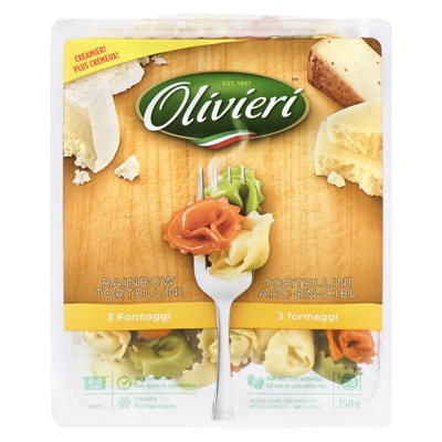 Olivieri - 3 Formaggi (Cheese) Rainbow Tortellini