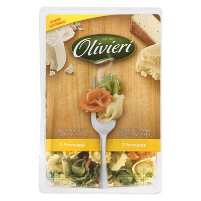 Olivieri - 3 Formaggi (Cheese) Rainbow Tortellini