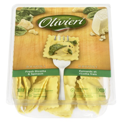 Olivieri - Fresh Ricotta & Spinach Ravioli