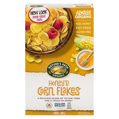Nature's Path - Honey'd Corn Flakes Cereal