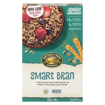 Nature's Path -  Organic Smart Bran with Psyllium and Oatbran Cereal
