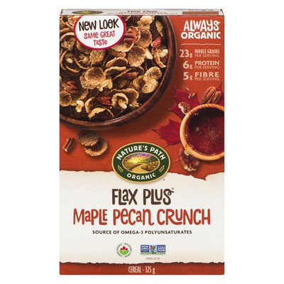 Nature's Path -  Organic Flax Plus Maple Pecan Crunch Cereal