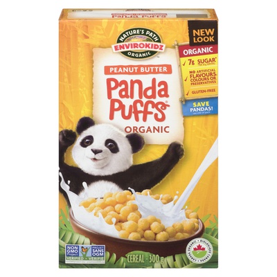 Nature's Path -  Envirokidz Peanut Butter Panda Puffs Cereal