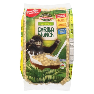 Nature's Path - Envirokidz Gorilla Corn Puff Organic Gluten Free Cereal