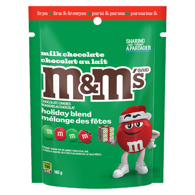 M&M'S - Christmas Milk Chocolate Candy, Holiday Blend