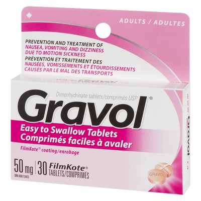 Gravol - Tablets 50mg 30's