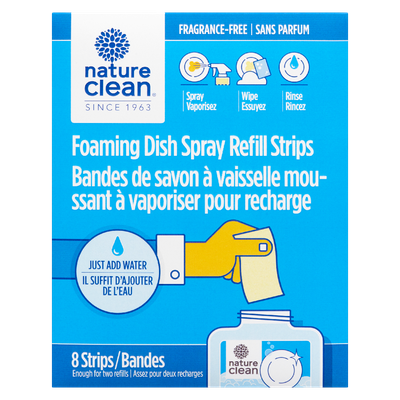Nature Clean - Foaming Dish Spray Refill Strips