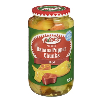 Bick`s - Hot Pickled Banana Pepper Chunks