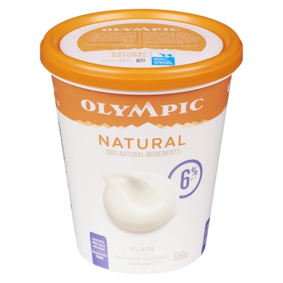 Natural 6% Plain Yogurt
